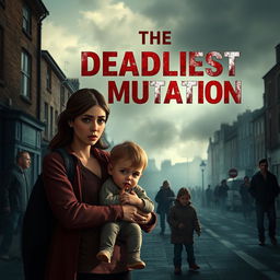 A book cover design for a novel titled 'The Deadliest Mutation'