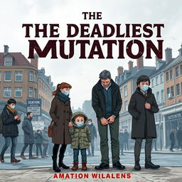 A book cover illustration titled 'The Deadliest Mutation'