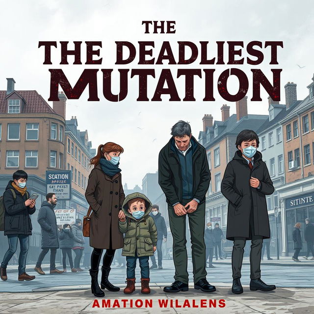 A book cover illustration titled 'The Deadliest Mutation'