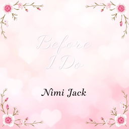 A beautiful love-themed template design featuring an enchanting background of soft pastel colors, like pinks and purples, blended seamlessly together