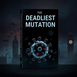 A captivating book cover design for a novel titled 'The Deadliest Mutation'