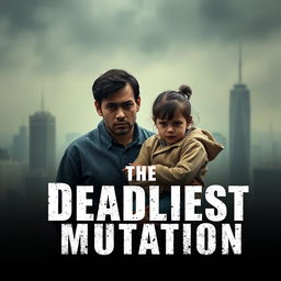 A dramatic and realistic scene reflecting a dystopian future following the COVID-19 pandemic
