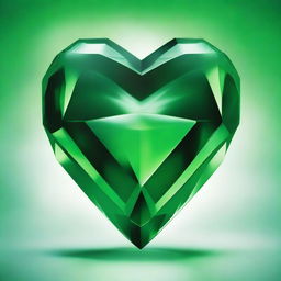 A high-quality, digitally rendered book cover featuring a realistic heart-shaped crystal at its center