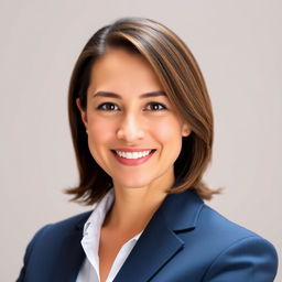 A professional headshot suitable for a CV, featuring a confident individual with a friendly smile