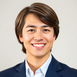 A professional headshot suitable for a CV, featuring a confident individual with a friendly smile