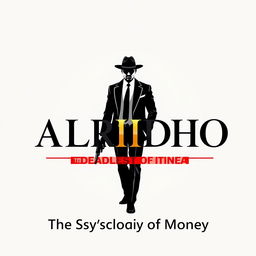 A sleek and powerful logo featuring a mafia figure holding a weapon, symbolizing the deadliest mafia on Earth