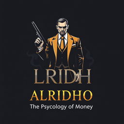 A sleek and powerful logo featuring a mafia figure holding a weapon, symbolizing the deadliest mafia on Earth