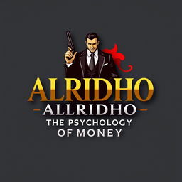 A sleek and powerful logo featuring a mafia figure holding a weapon, symbolizing the deadliest mafia on Earth