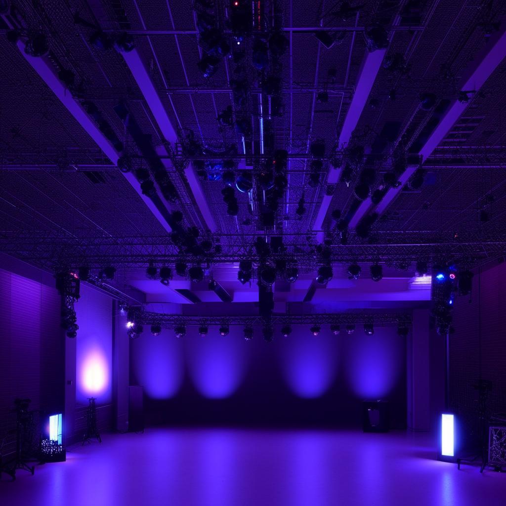 A wide variety of light systems including ambient lights, theatrical spotlights, and residential lighting setups