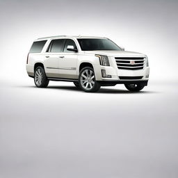 An image of a pristine white 2020 Cadillac Escalade ESV, captured in high resolution