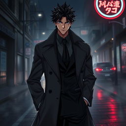 A complex and manipulative antagonist character named Kuroshi, who exudes power and enigma