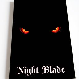 A striking novel cover design featuring a solid black background that enhances the overall dramatic effect