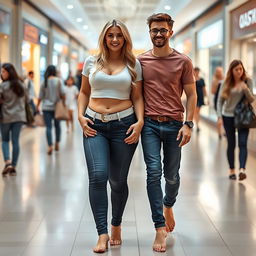 A sexy long curvy hourglass shaped girl with medium breasts, very low, very wide fat saddle bag bimbo hips, showcasing long, shapely thick legs
