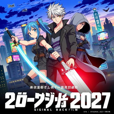 Epic Anime Film Poster Design for 2027 | Idyllic AI