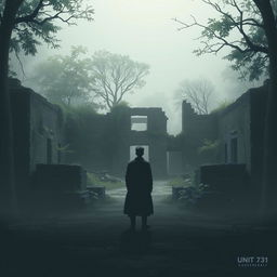 A poignant artistic representation of the legacy of Unit 731, symbolizing the stark reminder of war’s inhumanity