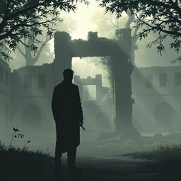 A poignant artistic representation of the legacy of Unit 731, symbolizing the stark reminder of war’s inhumanity