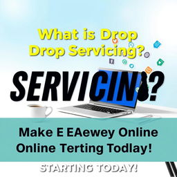 A dynamic and eye-catching blog post featured image representing the concept of drop servicing