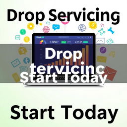 A visually appealing blog post featured image for the title 'Drop Servicing Start Today'