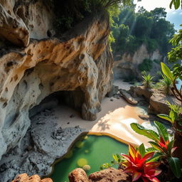 A photographic documentation showcasing the rich textures and patterns of weathering in the Philippines