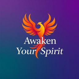 A dynamic and inspiring logo design for a YouTube channel named "Awaken Your Spirit