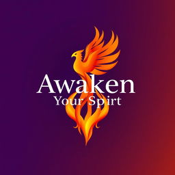 A dynamic and inspiring logo design for a YouTube channel named "Awaken Your Spirit