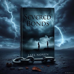 A hauntingly beautiful book cover for a novel titled 'Severed Bonds'
