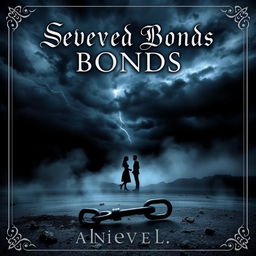 A hauntingly beautiful book cover for a novel titled 'Severed Bonds'