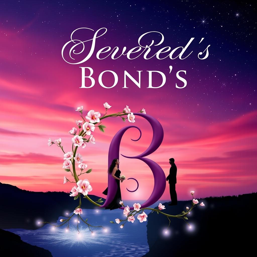 A captivating book cover for a romantic fantasy novel titled 'Severed Bond's'