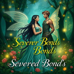 A stunning book cover for a romantic fantasy novel titled 'Severed Bond's'