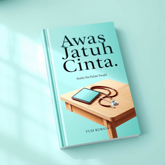 A book cover for 'Awas Jatuh Cinta