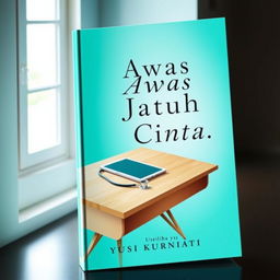 A book cover for 'Awas Jatuh Cinta