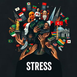 An abstract representation of 'stress' incorporating both social and cultural dimensions