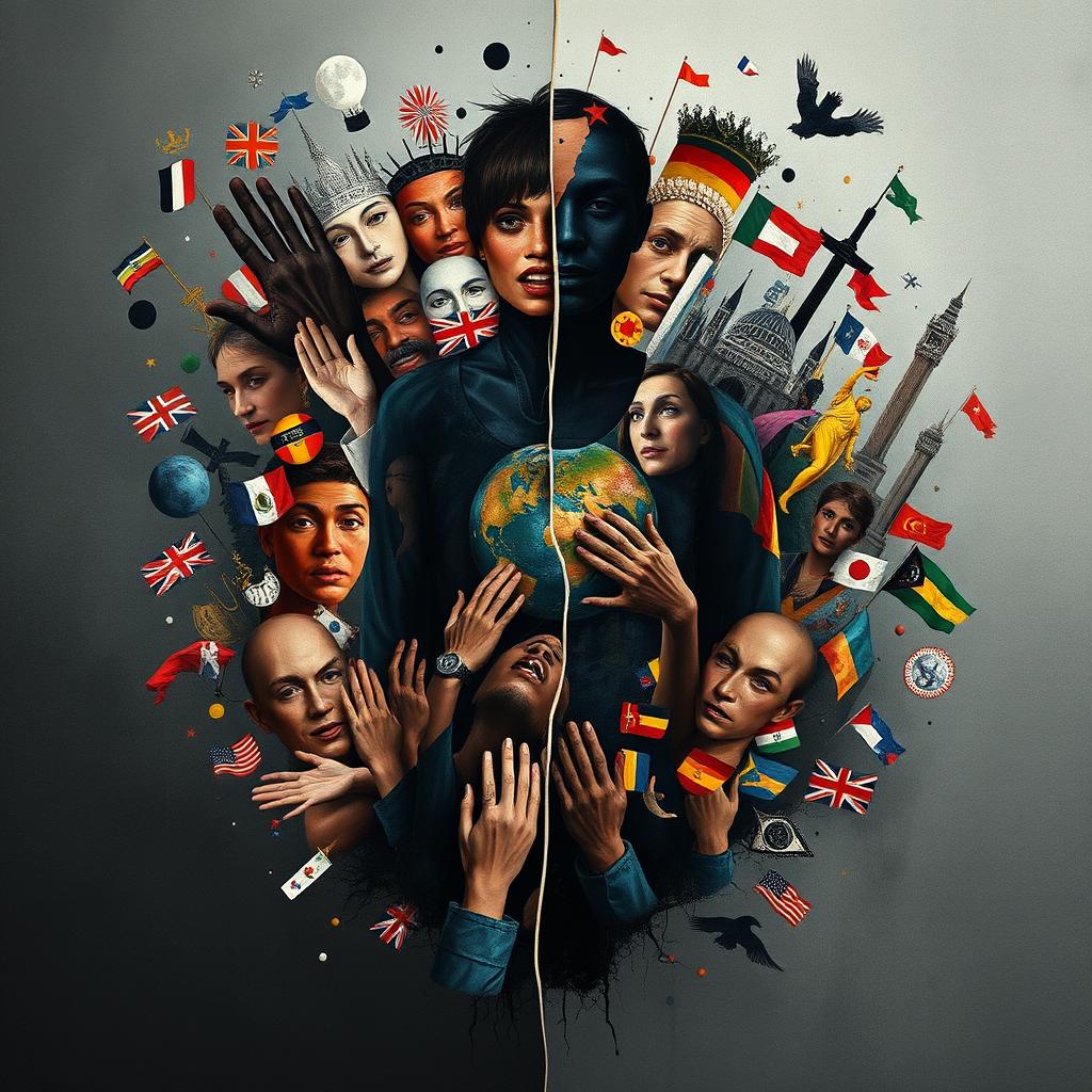 An abstract representation of 'stress' incorporating both social and cultural dimensions