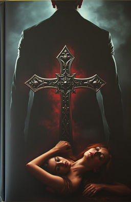 A horror book cover featuring a striking close-up of a man's back, illuminated by dark, atmospheric lighting that heightens the sense of suspense
