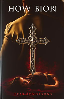 A horror book cover featuring a striking close-up of a man's back, illuminated by dark, atmospheric lighting that heightens the sense of suspense