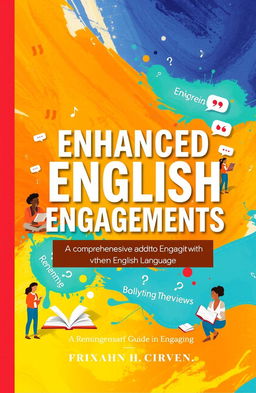 Book cover for an educational text entitled 'Enhanced English Engagements'