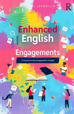 Book cover for an educational text entitled 'Enhanced English Engagements'