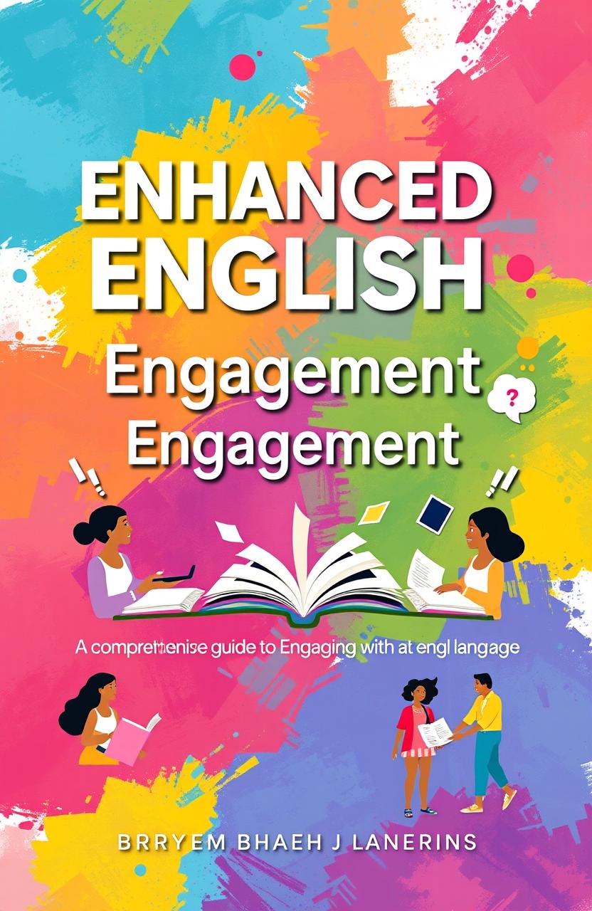 Book cover for an educational text entitled 'Enhanced English Engagements'