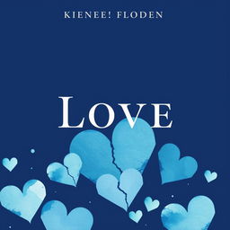 A book cover design for a poetry collection focused on love, unrequited love, and toxic relationships