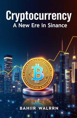 A visually engaging cover image for a beginner's guide on cryptocurrency, featuring a digital currency coin design with Bitcoin and Ethereum symbols prominently displayed