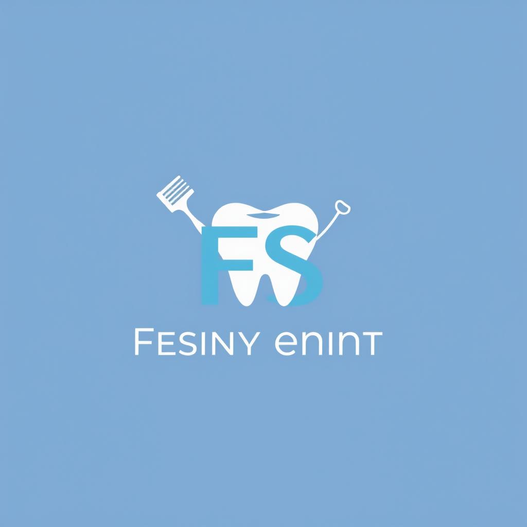 A sleek and modern dental logo featuring the initials 'FS' artistically integrated with a tooth icon to symbolize dentistry