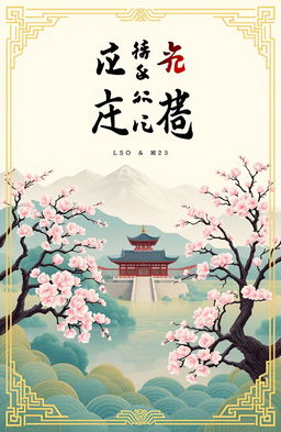 A beautifully illustrated eastern book cover featuring intricate patterns and designs inspired by traditional Asian art