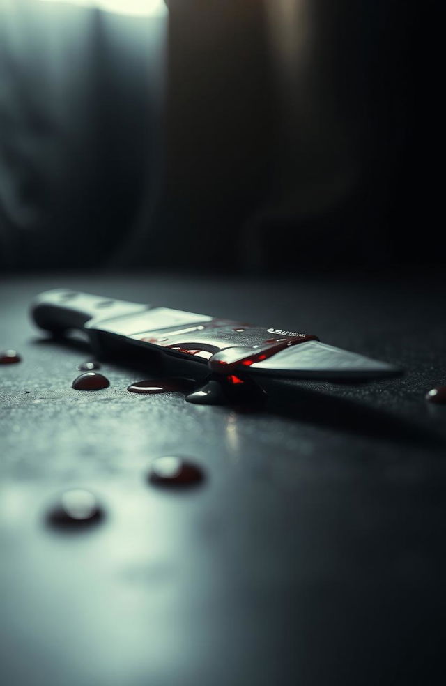 A dramatic and emotional scene featuring a symbolic representation of despair and hopelessness