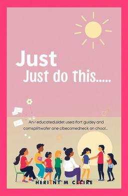 An inspiring and modern cover design for the book titled 'Just Do This