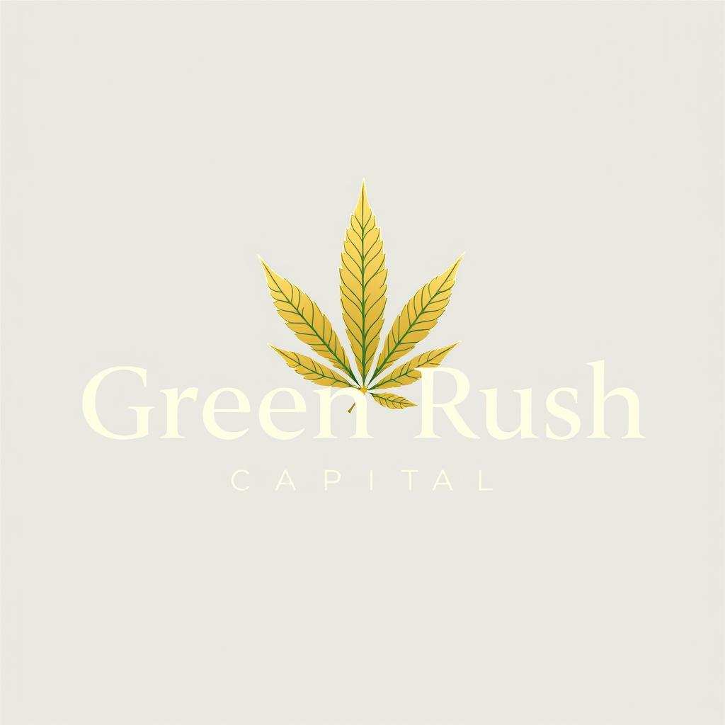 A logo design for an investment company named 'Green Rush Capital'