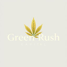 A logo design for an investment company named 'Green Rush Capital'