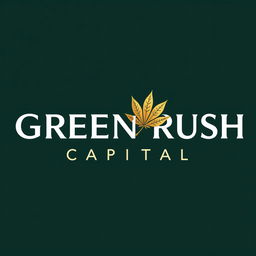 A logo design for an investment company named 'Green Rush Capital'