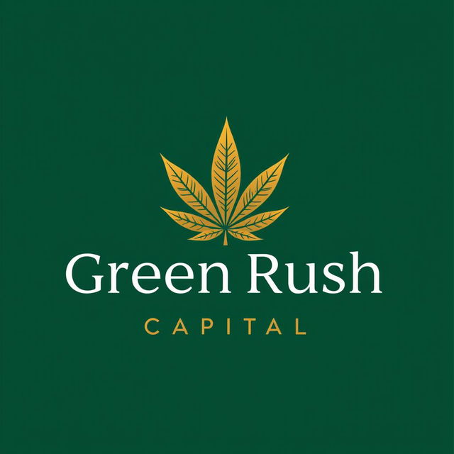 A logo design for an investment company named 'Green Rush Capital'