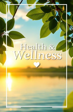 A professional e-book cover design focused on health and wellness