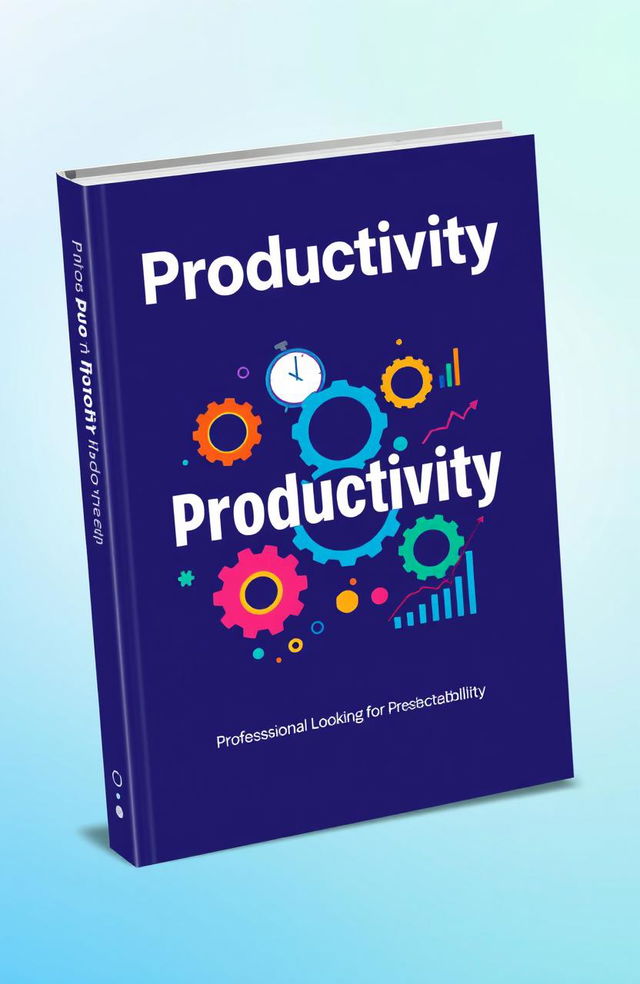 A professional ebook on productivity featuring a sleek, modern design